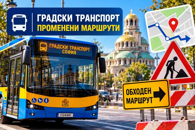 Променят маршрутите на автобуси 79 и 309 в София