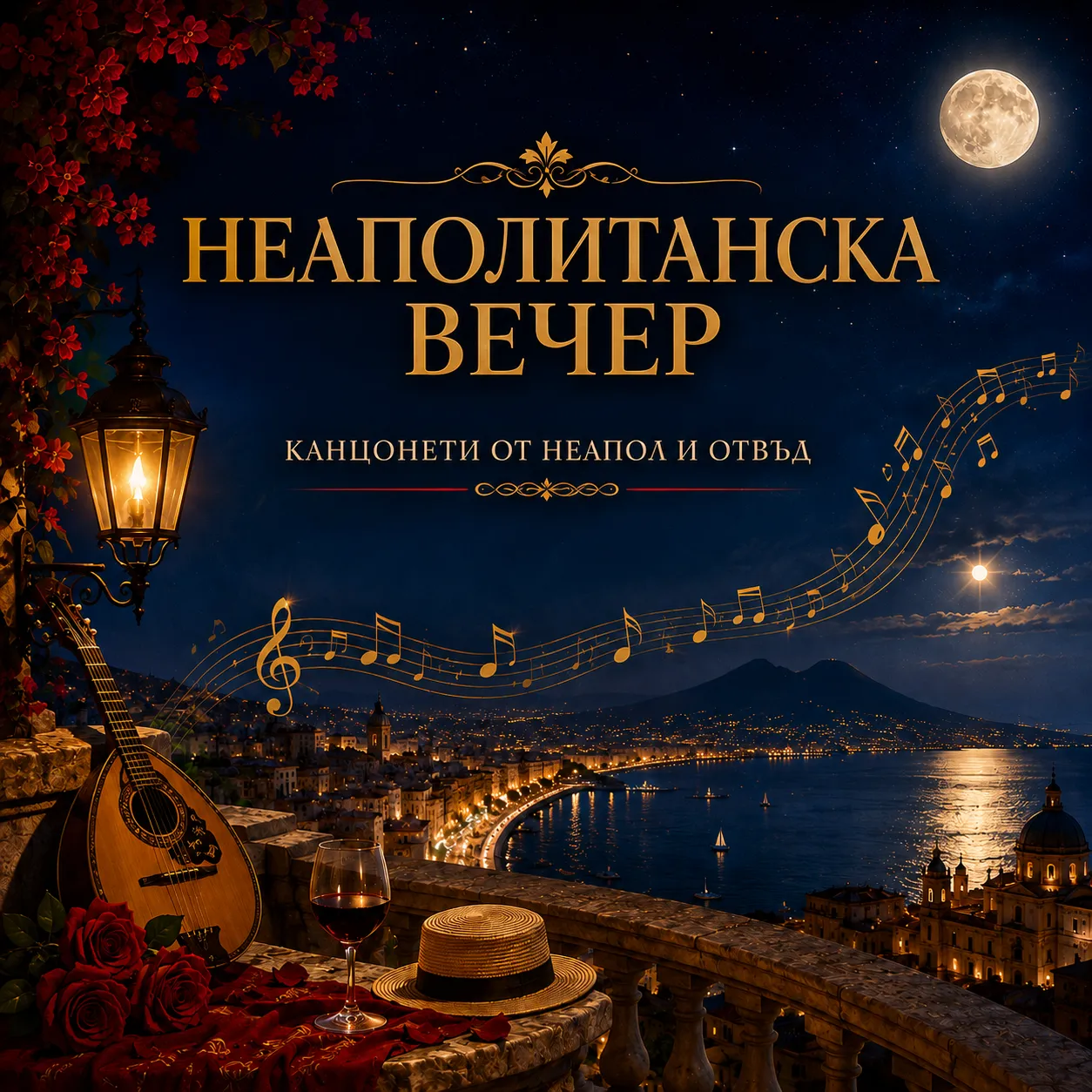 НЕАПОЛИТАНСКА ВЕЧЕР – КАНЦОНЕТИ ОТ НЕАПОЛ И ОТВЪД, снимка 1