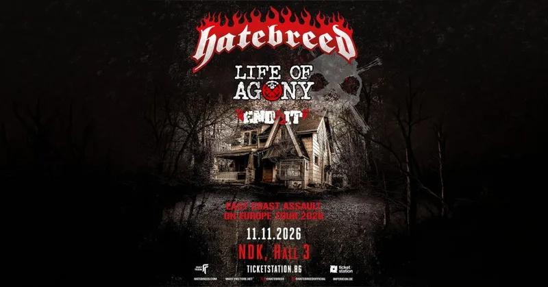Hatebreed, Life of Agony & End it