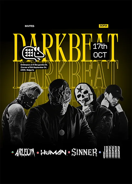 DARKBEAT x KUPE [HUMAN, SINNER, JAKKAR & ARLECIN], снимка 1