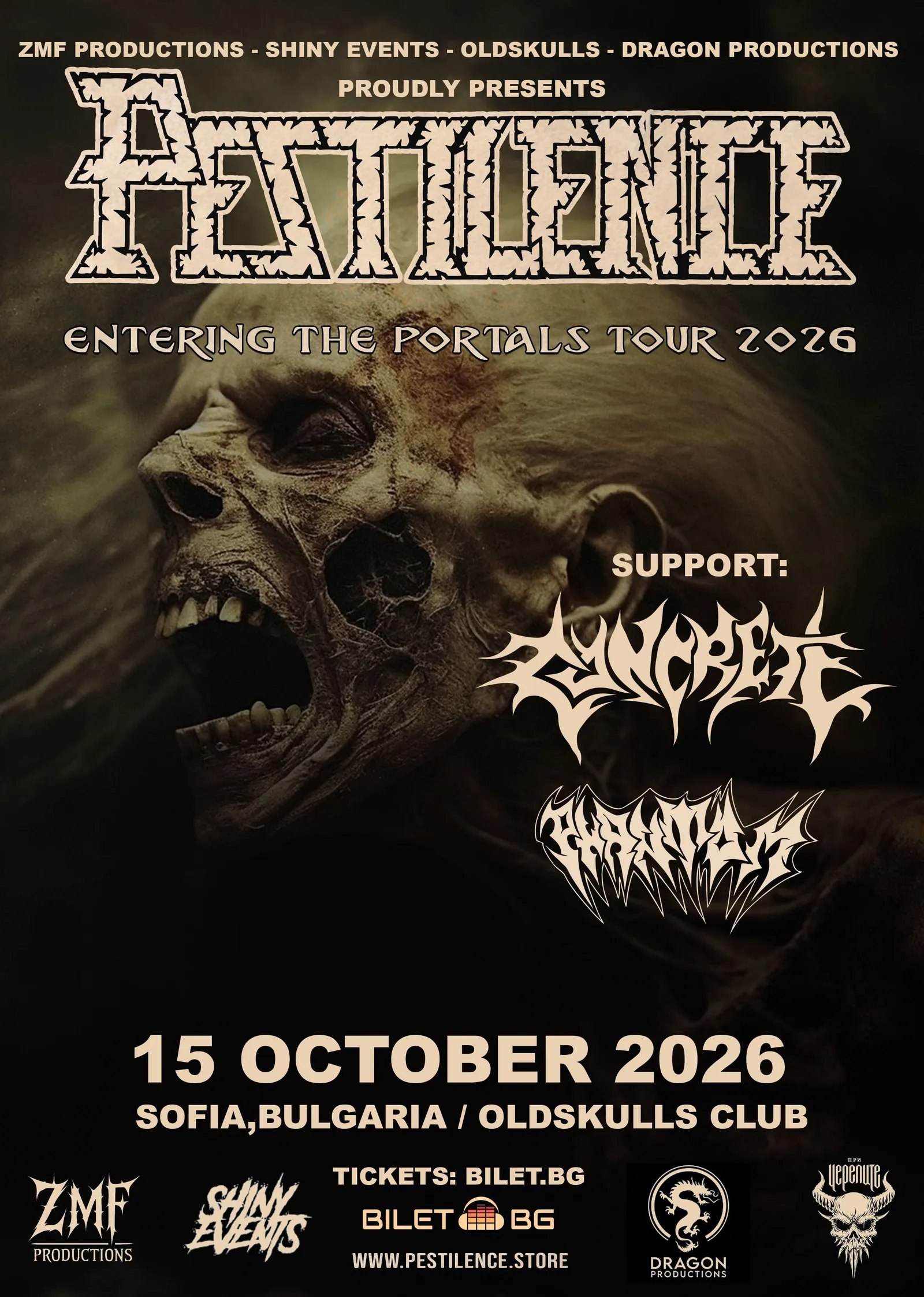 PESTILENCE - Първо хедлайнерско шоу в България, снимка 1