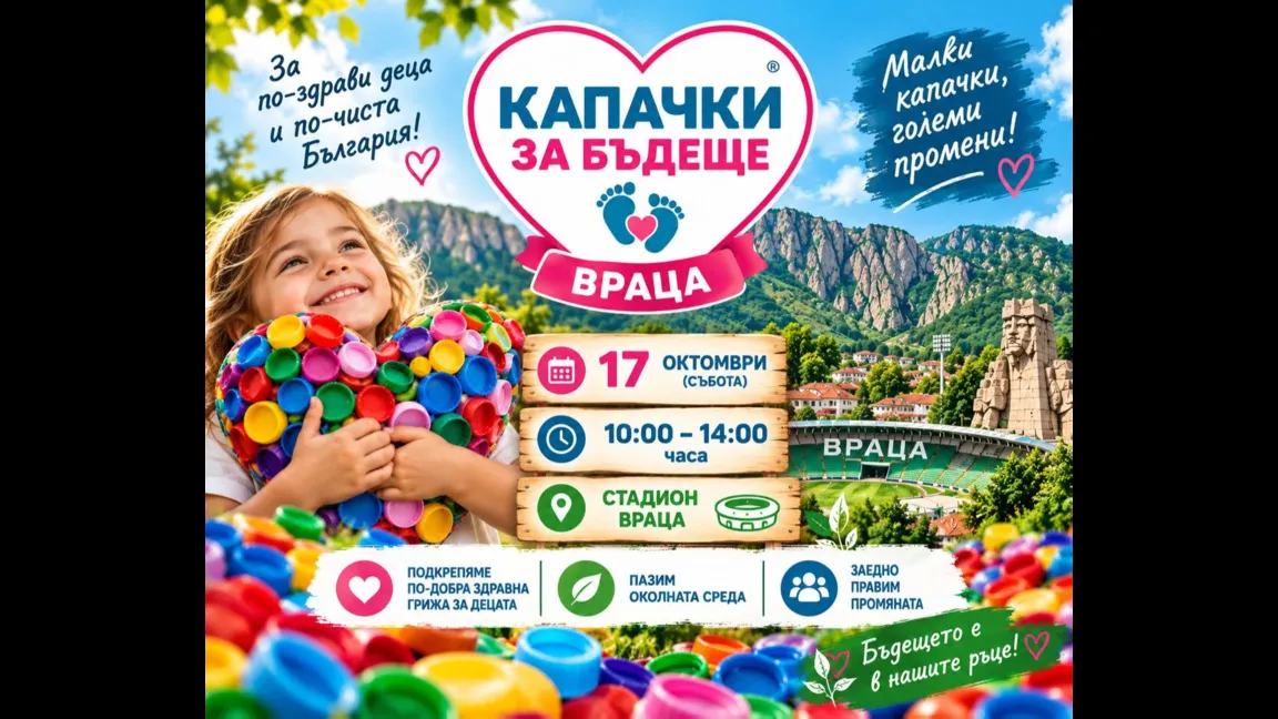 „Капачки за бъдеще“ организира акция във Враца, снимка 1