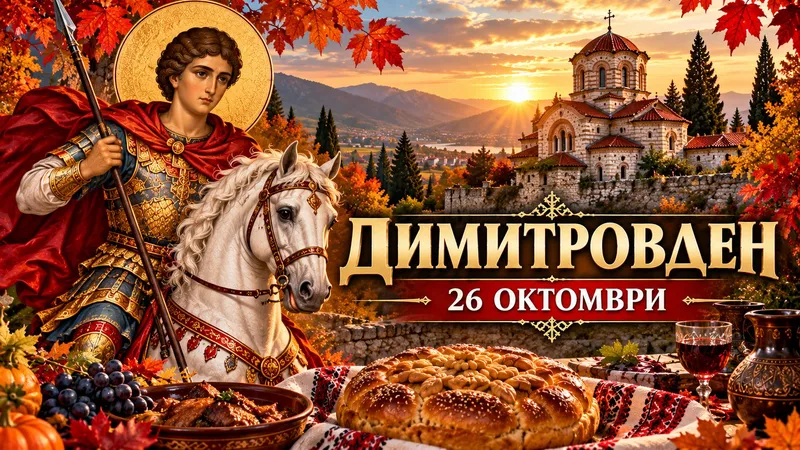Димитровден е: Кой празнува имен ден на 26 октомври