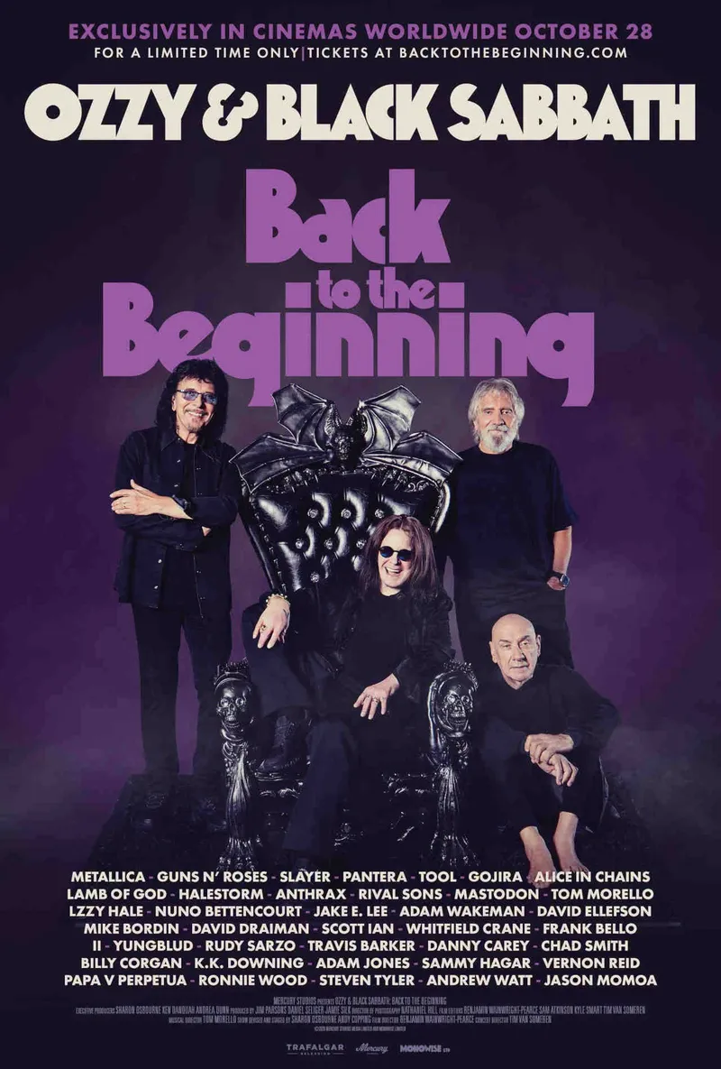 „Back To The Beginning“ с Ozzy Osbourne и Black Sabbath ще бъде прожектиран в шест български града